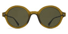 Mykita® ESBO MYK ESBO C114 Peridot/Shiny Graphite / Raw Green Solid 48 - C114 Peridot/Shiny Graphite / Raw Green Solid Sunglasses