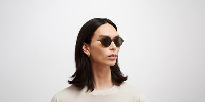 Mykita® ESBO MYK ESBO C114 Peridot/Shiny Graphite / Raw Green Solid 48 - C114 Peridot/Shiny Graphite / Raw Green Solid Sunglasses