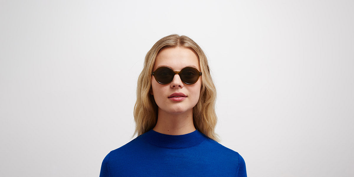 Mykita® ESBO MYK ESBO C114 Peridot/Shiny Graphite / Raw Green Solid 48 - C114 Peridot/Shiny Graphite / Raw Green Solid Sunglasses