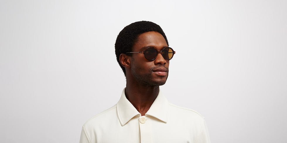 Mykita® ESBO MYK ESBO C86 Zanzibar/Mocca / Polarized Pro Amber Brown 48 - C86 Zanzibar/Mocca / Polarized Pro Amber Brown Sunglasses