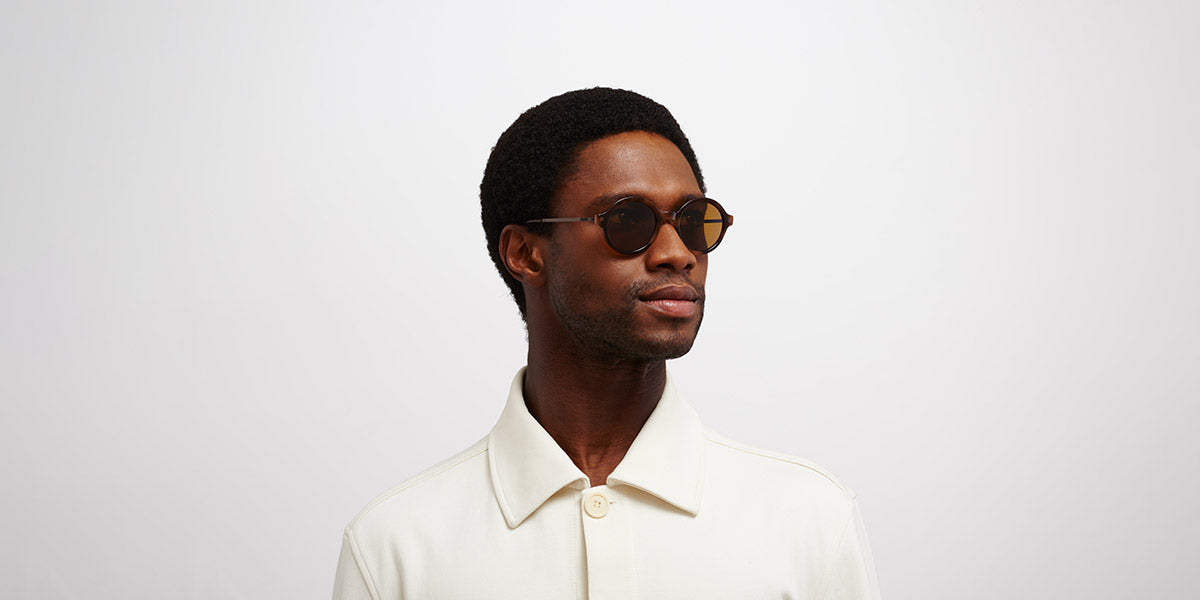 Mykita® ESBO MYK ESBO C86 Zanzibar/Mocca / Polarized Pro Amber Brown 48 - C86 Zanzibar/Mocca / Polarized Pro Amber Brown Sunglasses