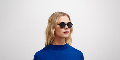 Mykita® ESBO MYK ESBO C98 Matte Black/Black / Polarized Pro Hi-Con Grey 48 - C98 Matte Black/Black / Polarized Pro Hi-Con Grey Sunglasses
