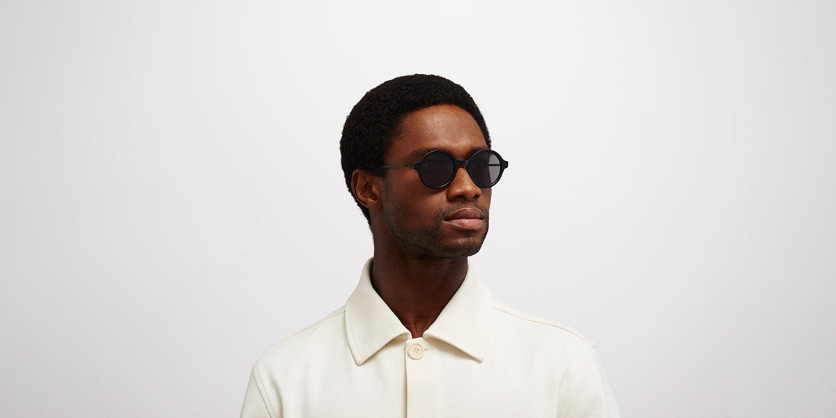 Mykita® ESBO MYK ESBO C98 Matte Black/Black / Polarized Pro Hi-Con Grey 48 - C98 Matte Black/Black / Polarized Pro Hi-Con Grey Sunglasses