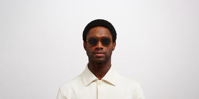 Mykita® ESBO MYK ESBO C99 Brown Dark Brown/Glossy Gold / Polarized Pro Green 15 48 - C99 Brown Dark Brown/Glossy Gold / Polarized Pro Green 15 Sunglasses