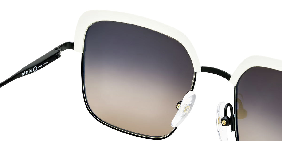 Etnia Barcelona® DORA SUN Sunglasses ETB 4 DORA 51S WHBK - White/Black