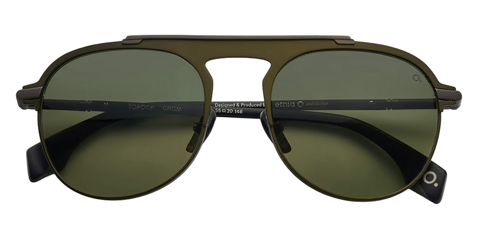 Etnia Barcelona® TOPOCK Sunglasses ETB 4 TOPOCK 55S GRGM - Green