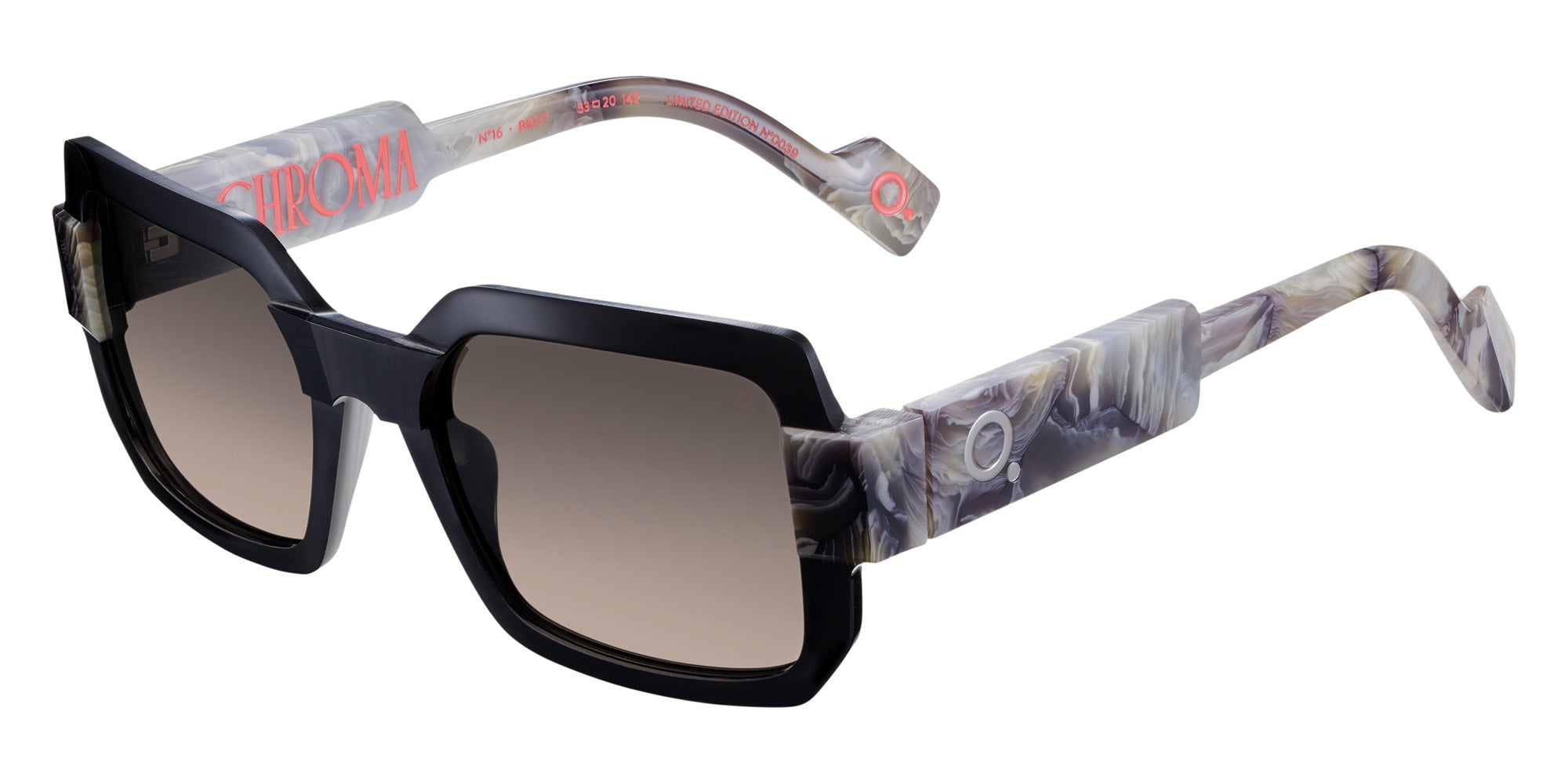 Etnia Barcelona® CHROMA N16 Sunglasses ETB 5 CHR016 53S BKGY - Black