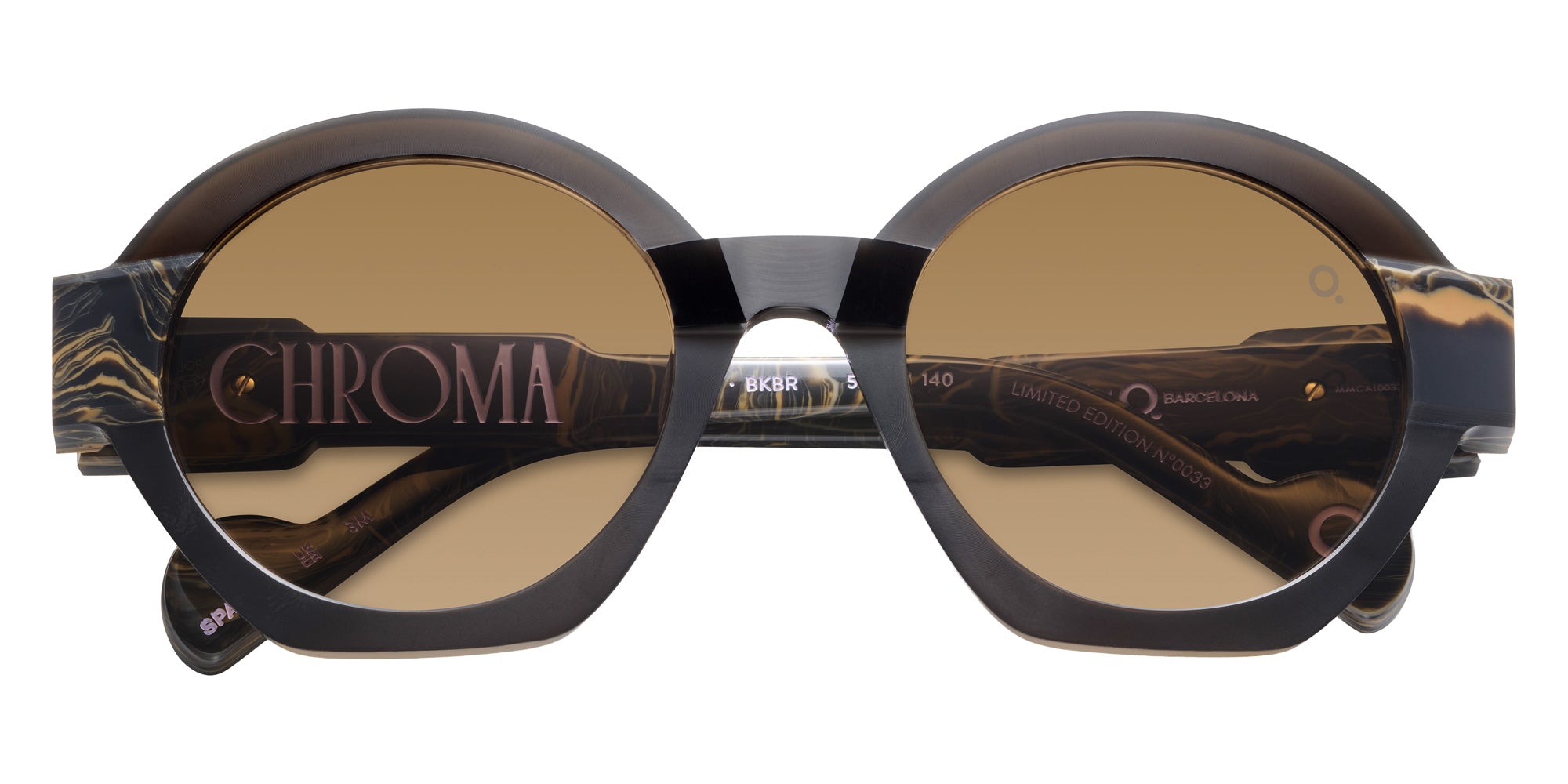 Etnia Barcelona® CHROMA N17 Sunglasses ETB 5 CHR017 52S BKBR - Black