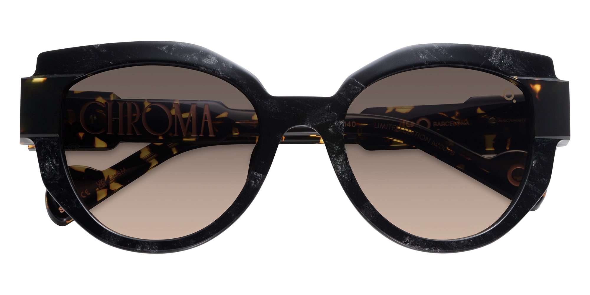 Etnia Barcelona® CHROMA N18 Sunglasses ETB 5 CHR018 52S BK - Black