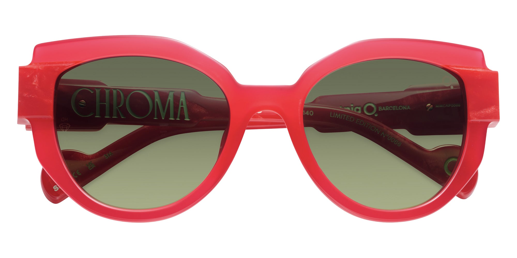 Etnia Barcelona® CHROMA N18 Sunglasses ETB 5 CHR018 52S RD - Red