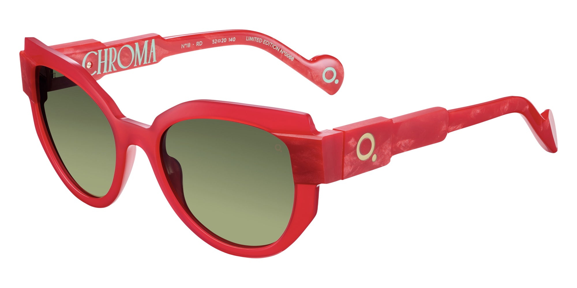 Etnia Barcelona® CHROMA N18 Sunglasses ETB 5 CHR018 52S RD - Red