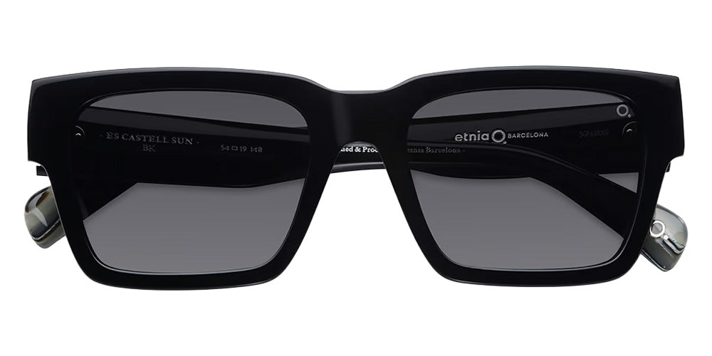Etnia Barcelona® ES CASTELL SUN Sunglasses ETB 5 ESCAST 54S BK - Black