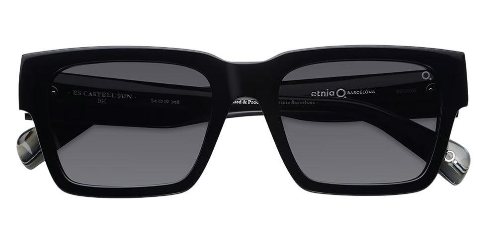 Etnia Barcelona® ES CASTELL SUN Sunglasses ETB 5 ESCAST 54S BK - Black