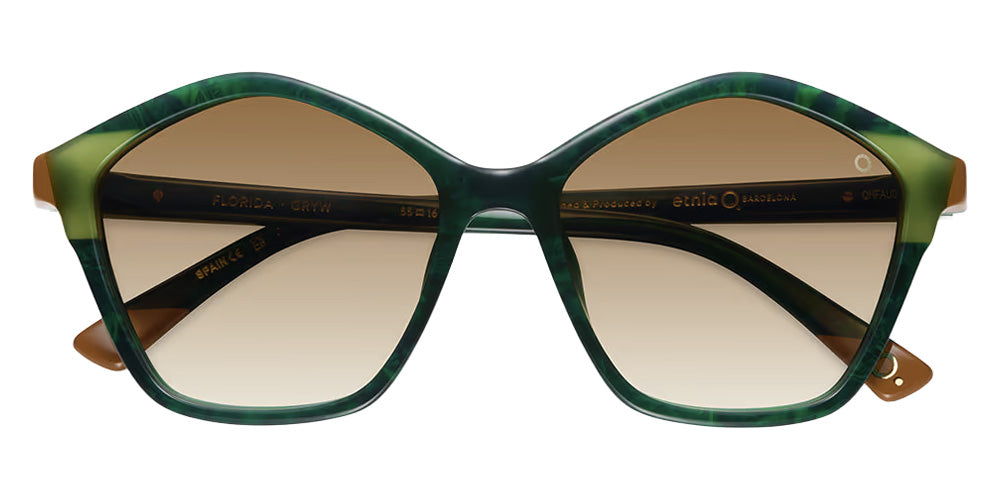 Etnia Barcelona® FLORIDA Sunglasses ETB 5 FLORID 55S GRYW - Green