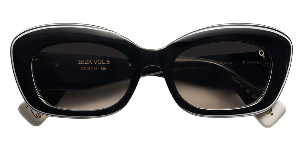 Etnia Barcelona® IBIZA 08 Sunglasses ETB 5 IBIZ08 53S BK - Black