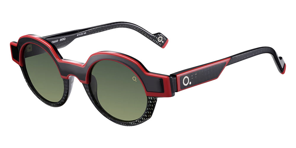 Etnia Barcelona® OMAR Sunglasses ETB 5 OMAR 47S BKRD - Black