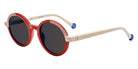 Etnia Barcelona® PANDA SUN Sunglasses ETB 5 PANDA 45S RDWH - Red