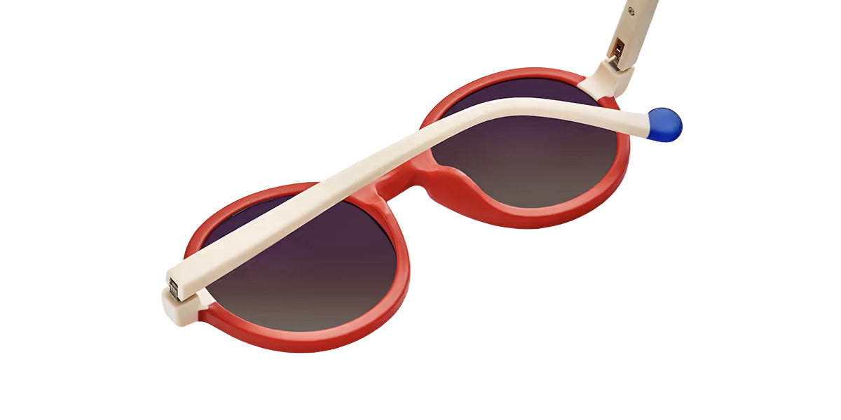Etnia Barcelona® PANDA SUN Sunglasses ETB 5 PANDA 45S RDWH - Red