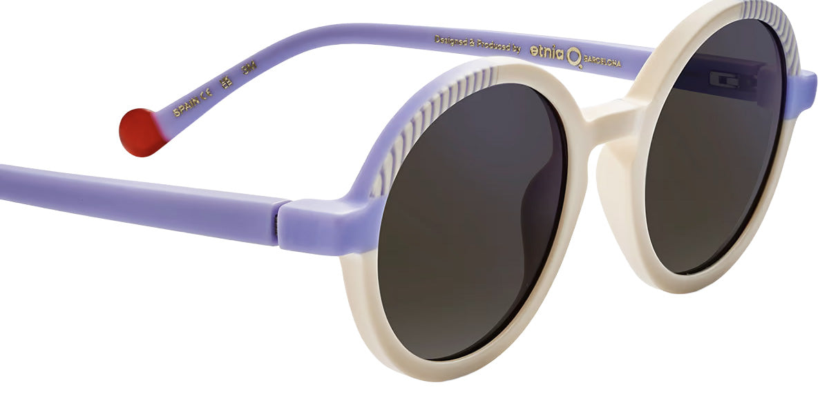 Etnia Barcelona® PANDA SUN Sunglasses ETB 5 PANDA 45S WHPU - White
