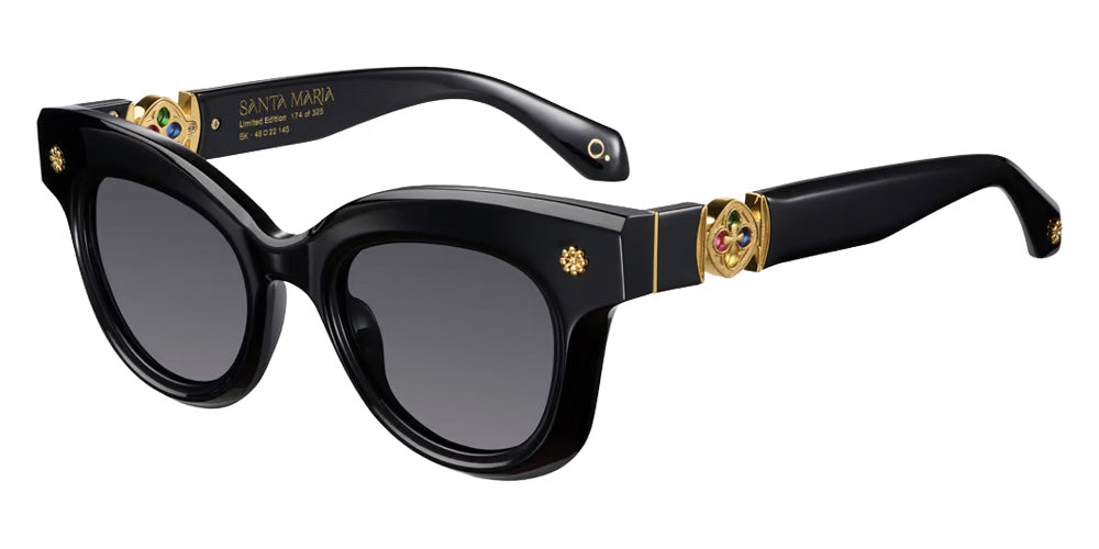 Etnia Barcelona® SANTA MARIA Sunglasses ETB 5 SANTAM 48S BK - Black