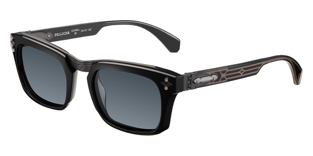 Etnia Barcelona® ALMIRALL SUN Sunglasses ETB 7 ALMIRA 54S BK - Black