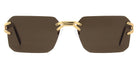 Andy Wolf® Exosat Sun ANW Exosat Sun 06 60 - Gold/Brown Sunglasses