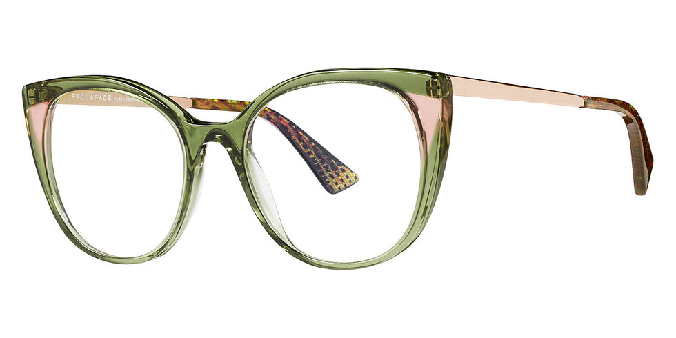 Face A Face® ANOUK 1 FAF ANOUK 1 3049 52 - Transparent Bottle Green (3049) Eyeglasses