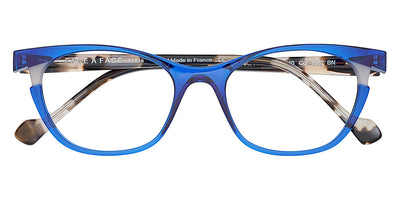Face A Face® BAHIA 1 FAF BAHIA 1 1682 49 - Ultra Blue Transparent (1682) Eyeglasses