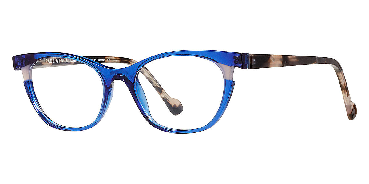 Face A Face® BAHIA 1 FAF BAHIA 1 1682 49 - Ultra Blue Transparent (1682) Eyeglasses