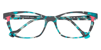 Face A Face® BAHIA 2 FAF BAHIA 2 6154 55 - Black Turquoise Granite (6154) Eyeglasses