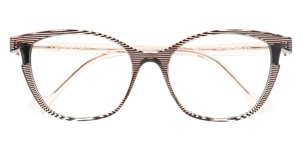 Face A Face® BAHIA 4 FAF BAHIA 4 4321 52 - Transparent Striped Amber (4321) Eyeglasses