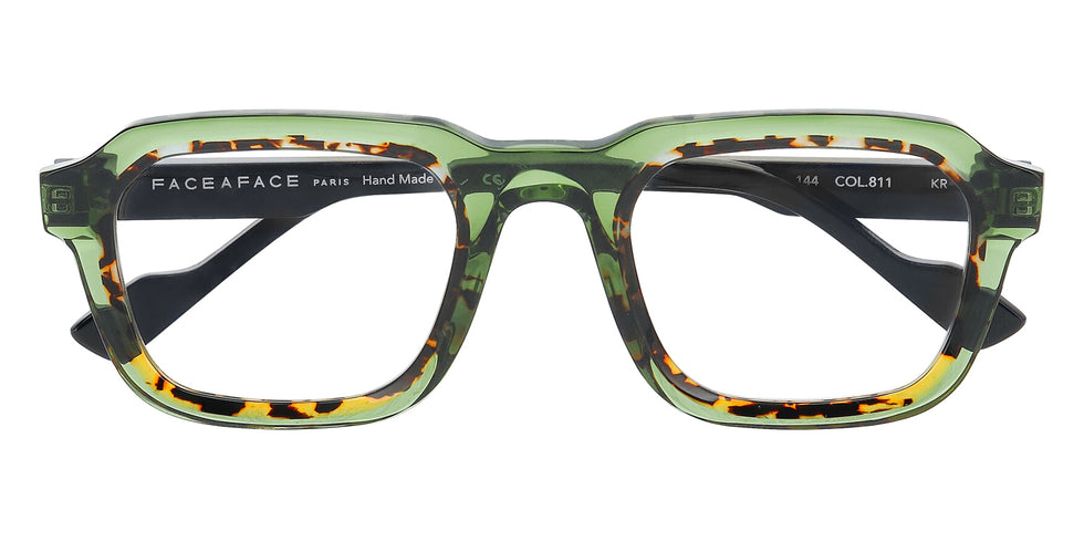 Face A Face® BARRY 2 FAF BARRY 2 811 51 - Olive Green (811) Eyeglasses