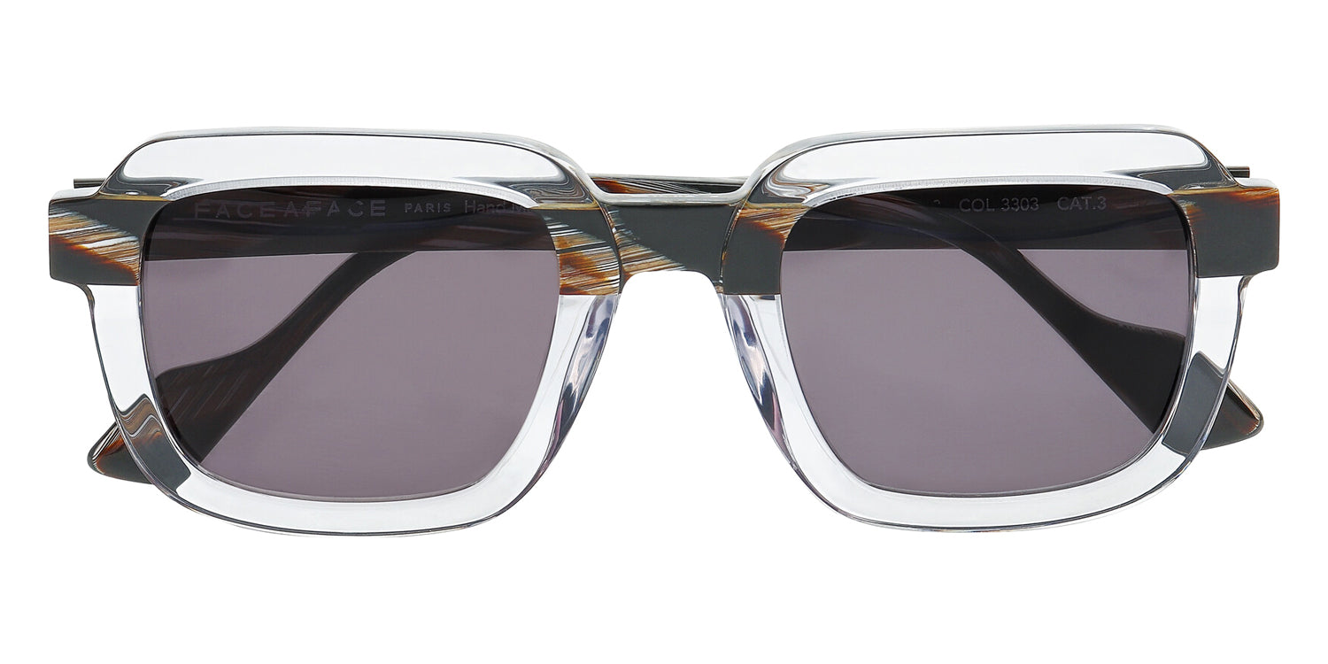 Face A Face® BLANK 2 FAF BLANK 2 3303 51 - Grey Transparent (3303) Sunglasses