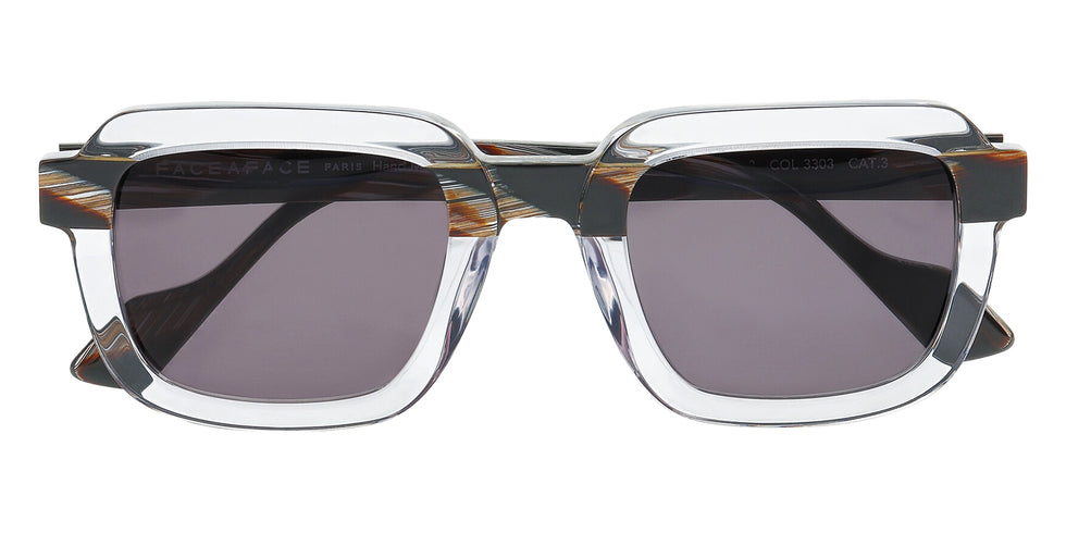 Face A Face® BLANK 2 FAF BLANK 2 3303 51 - Grey Transparent (3303) Sunglasses