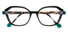 Face A Face® BLINK 2 FAF BLINK 2 1107 52 - Transparent Striped Dark Green (1107) Eyeglasses