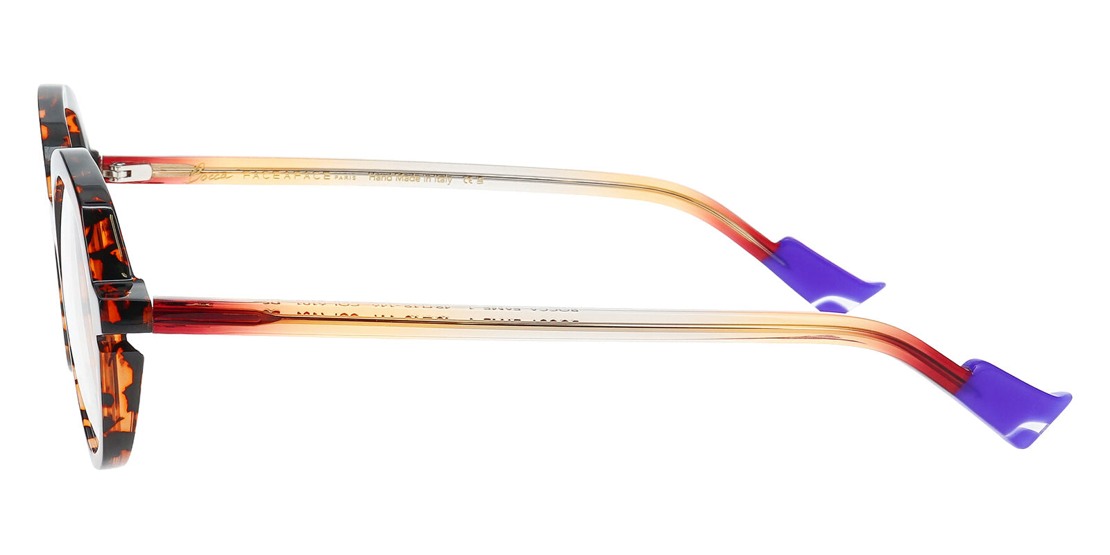 Face a Face® BOCCA FAME 1 FAF BOCCA FAME 1 6101 49 - Orange Granite Tortoise Eyeglasses