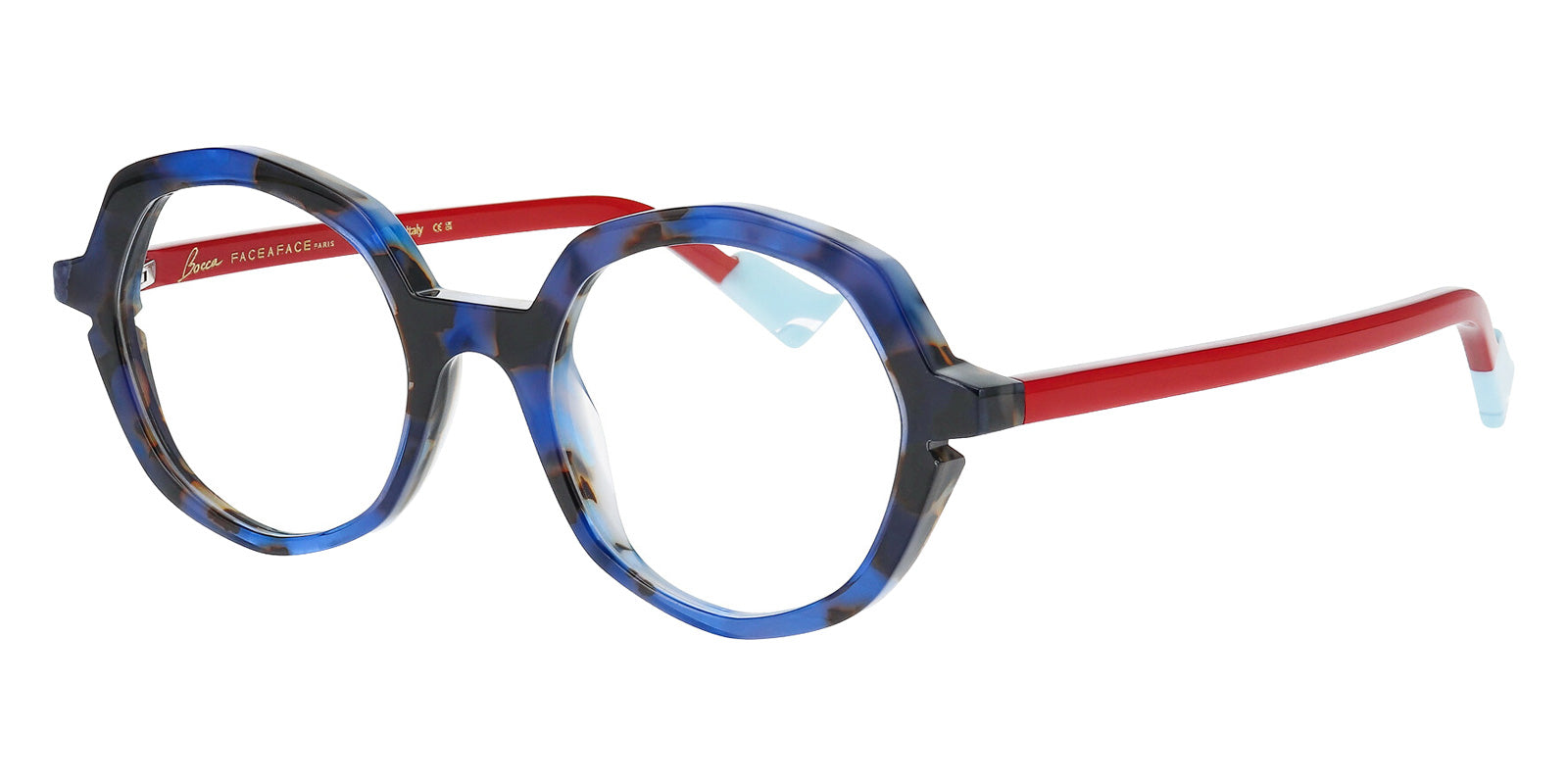 Face a Face® BOCCA FAME 1 FAF BOCCA FAME 1 6591 49 - Blue Opale Tortoise Eyeglasses