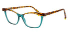 Face A Face® BOCCA KAHLO 2 FAF BOCCA KAHLO 2 6034 53 - Mahogany Tortoise/Bright Orange (6034) Eyeglasses
