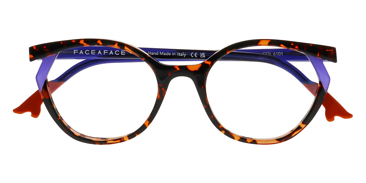 Face A Face® BOCCA KUMA 1 FAF BOCCA KUMA 1 6101 50 - Orange Granite Tortoise (6101) Eyeglasses