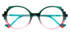 Face A Face® BOCCA PIXEL 3 FAF BOCCA PIXEL 3 1946 50 - Pink and Green Degrade (1946) Eyeglasses