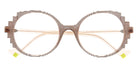 Face A Face® BOCCA PIXEL 3 FAF BOCCA PIXEL 3 4321 50 - Transparent Striped Amber (4321) Eyeglasses