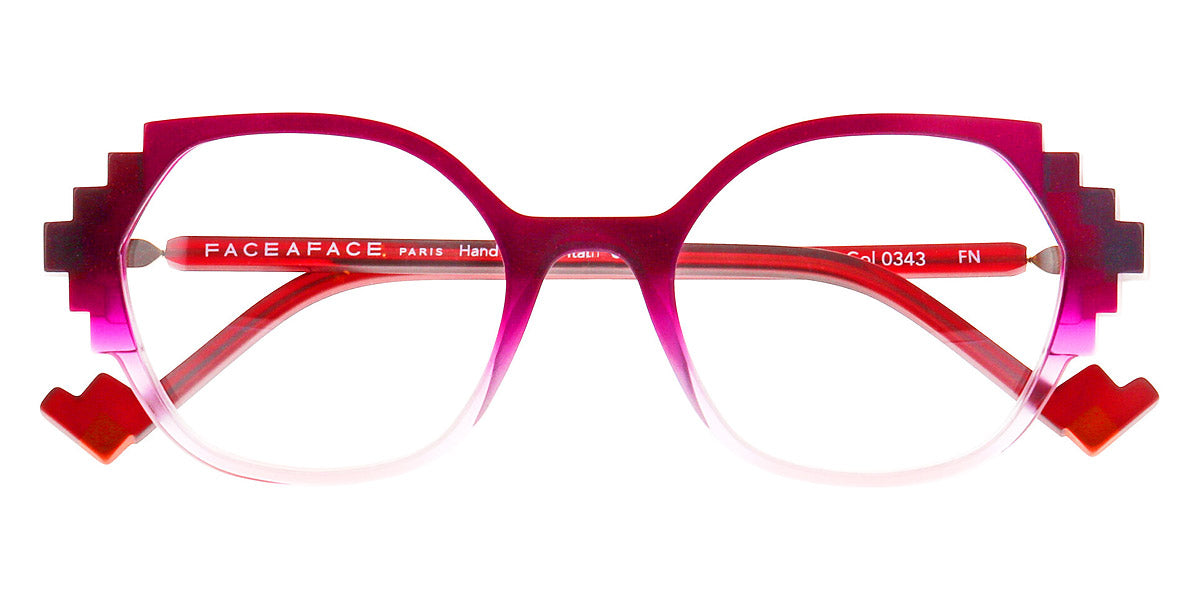 Face A Face Bocca 4 208 sunglasses gradient or Eyeglasses Frame Praline White FaceAFace-BoccaKahlo1-0343-sun  main image 3