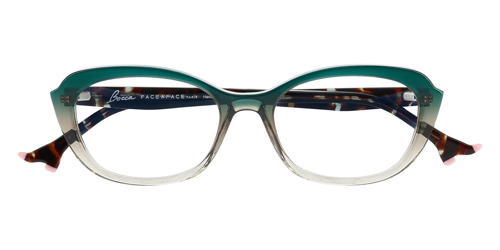 Face A Face® BOCCA PLUM 1 FAF BOCCA PLUM 1 4174 52 - Gradient Green Smoked Glass (4174) Eyeglasses