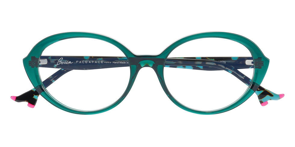 Face A Face® BOCCA PLUM 2 FAF BOCCA PLUM 2 1026 54 - Transparent Dark Green (1026) Eyeglasses