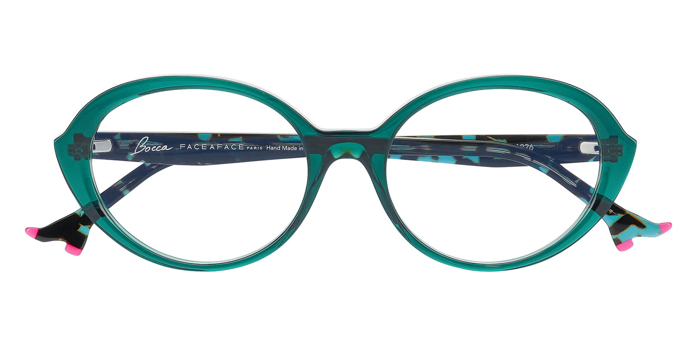 Face A Face® BOCCA PLUM 2 FAF BOCCA PLUM 2 1026 54 - Transparent Dark Green (1026) Eyeglasses
