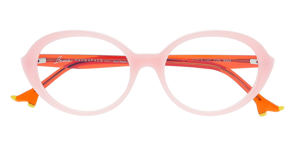 Face A Face® BOCCA PLUM 2 FAF BOCCA PLUM 2 3003 54 - Opaque Clear Pink (3003) Eyeglasses