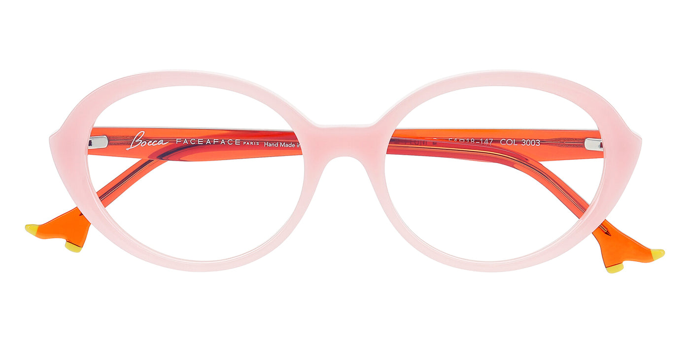 Face A Face® BOCCA PLUM 2 FAF BOCCA PLUM 2 3003 54 - Opaque Clear Pink (3003) Eyeglasses