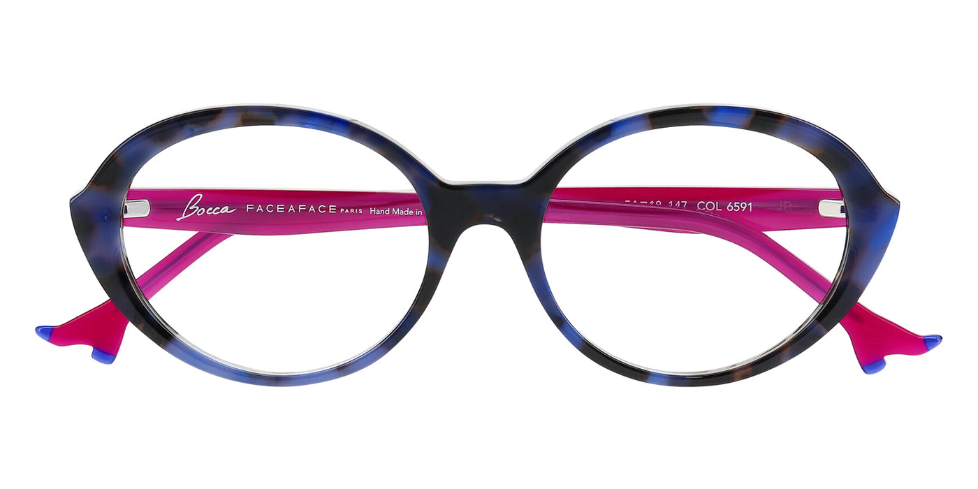 Face A Face® BOCCA PLUM 2 FAF BOCCA PLUM 2 6591 54 - Blue Opale Tortoise (6591) Eyeglasses