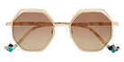 Face A Face® BOCCA SHINE 2 FAF BOCCA SHINE 2 004 51 - Shiny Pink Gold (004) Sunglasses