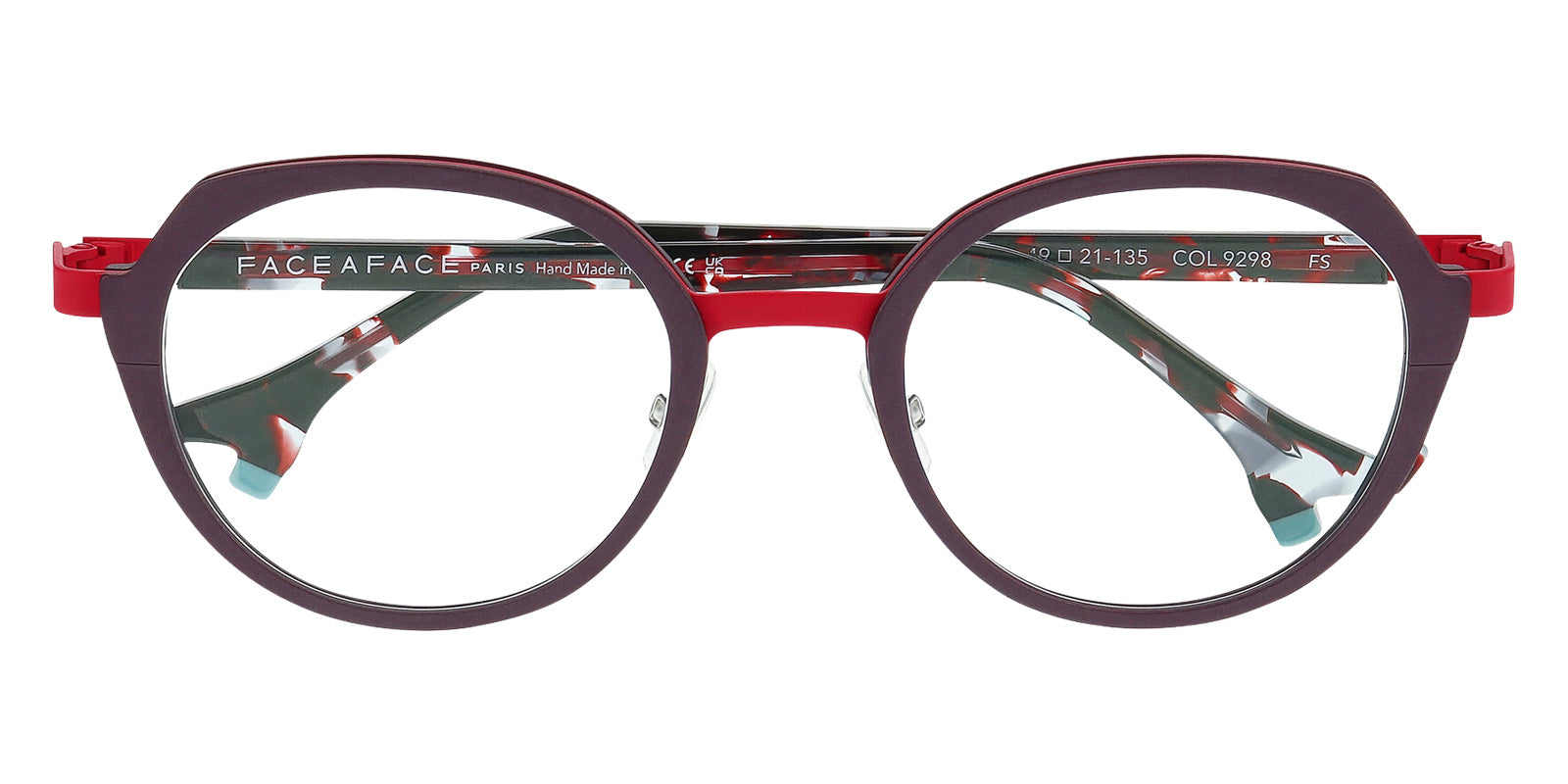 Face a Face® BOCCA SYDNEY 3 FAF BOCCA SYDNEY 3 9298 49 - Raspberry Eyeglasses